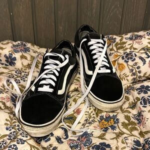 Vans Classic Black and White Sneakers